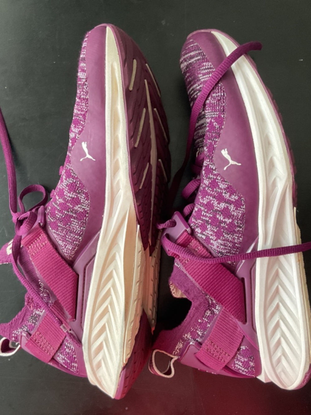 Puma Stretch Lace Up Purple Size 8 - Picture 5 of 9